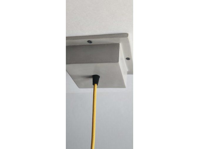Keramický baldachýn šedý 15 cm | Terraluce