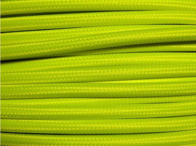 kabel 3 x 0,75mm svítivě zelený