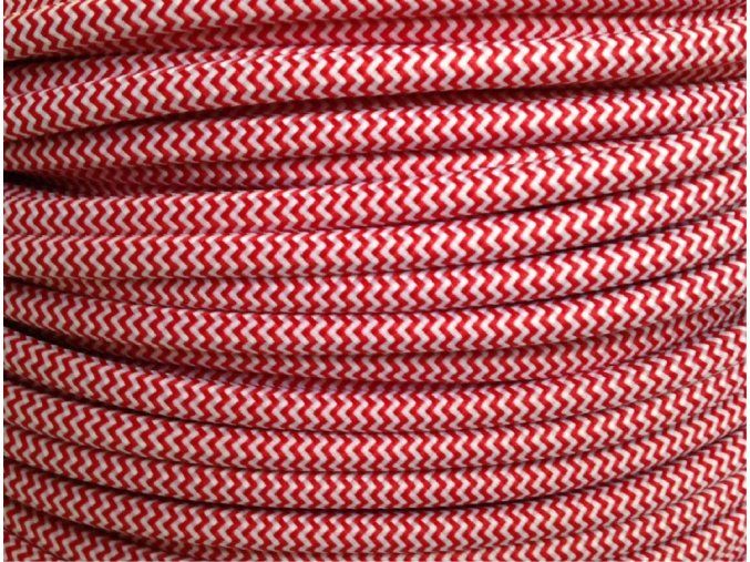 kabel 3 x 0,75mm červeno bílý CIKCAK