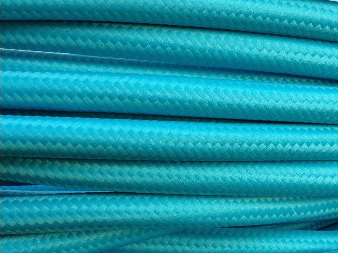 Textilní kabel 3 x 0,75mm mořská modrá