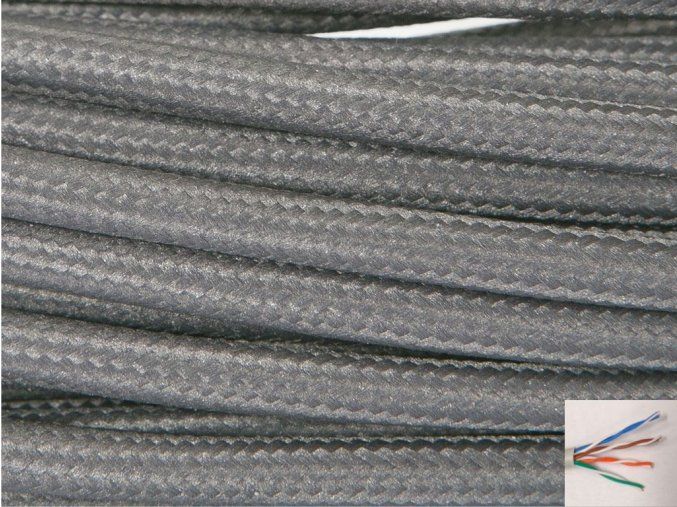 UTP internetový kabel WARM GRAY 4C