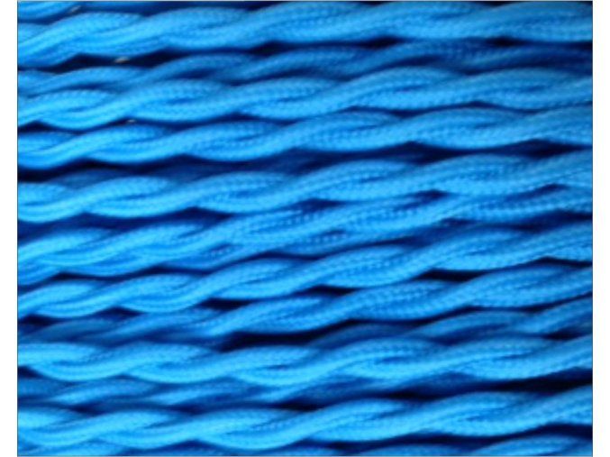 SPLÉTANÝ 2 X 0,75MM MOŘSKÁ MODRÁ