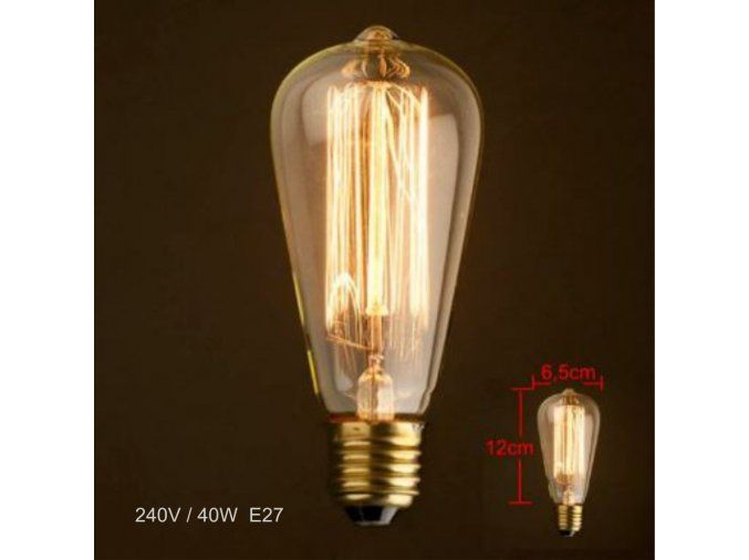 ŽÁROVKA EDISON 40W