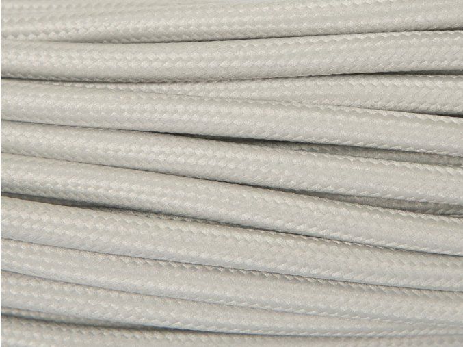 kabel světle šedý 2 x 0,75mm