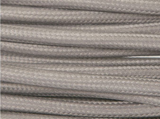 kabel tmavě šedý 2 x 0,75mm