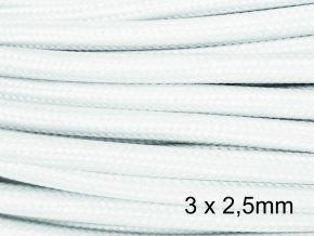 3 x 2,5mm bílý