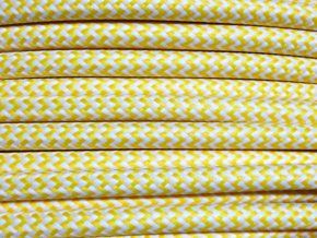 kabel 3 x 0,75mm žluto bílý CIKCAK