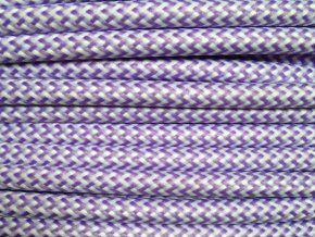 kabel 3 x 0,75mm fialovo bílý CIKCAK