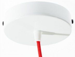 Baldachýn kulatý bílý na 1 kabel