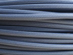 TEXTILNÍ KABEL 3 X 1,5MM šedomodrý