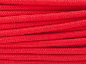 TEXTILNÍ KABEL 3 X 1,5MM červený