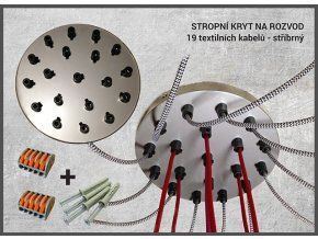 Stropní kryt na rozvod 19 kabelů