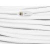 TEXTILNÍ KABEL 3 X 0,75mm S NOSNÝM LANKEM BÍLÝ