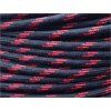 Textilní kabel 2 x 0,75mm Round 5 , černo červený