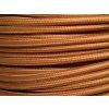 TEXTILNÍ KABEL 3 X 1,5mm  HNĚDÝ 5028