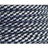Textilní kabel 2 x 0,75mm SPIRAL černo bílý